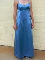 Steel Blue Bridesmaid/Formal Dress